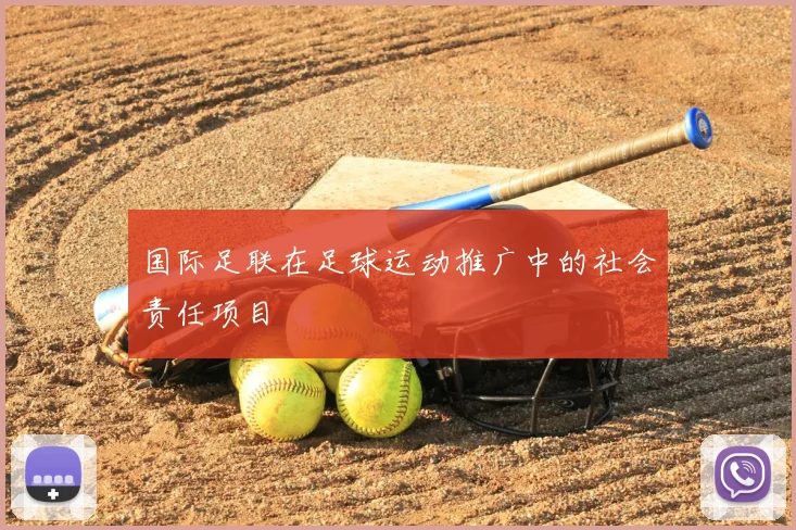 国际足联在足球运动推广中的社会责任项目